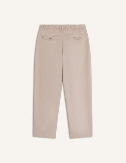 ELASTICATED PLEATED PANTSvf