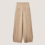 PROFILE FOX WOOL KNITTED PANTS
