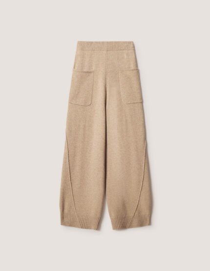 PROFILE FOX WOOL KNITTED PANTS