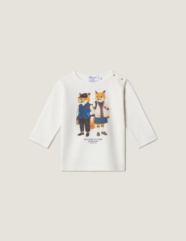 T SHIRT MAISON KITSUNE X BONPOINT